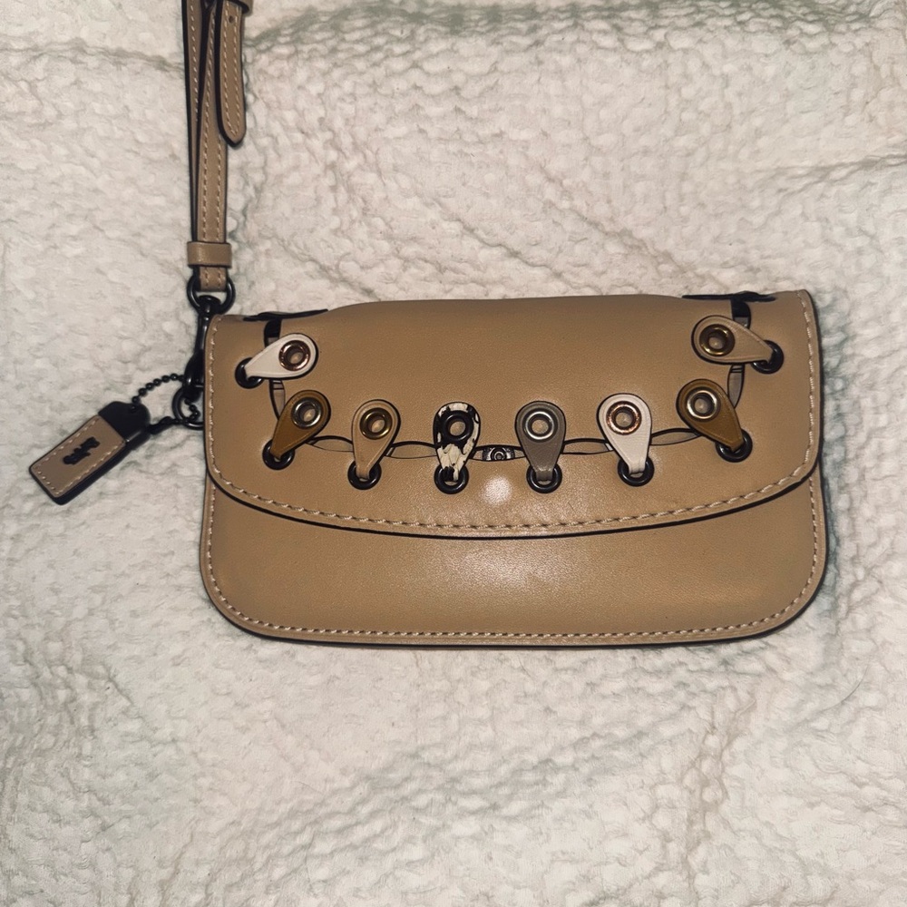 Coach 1941 Clutch With Snakeskin Coach Links and other links. Vintage.